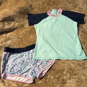 Eddie Bauer two piece swim suit girls 14-16